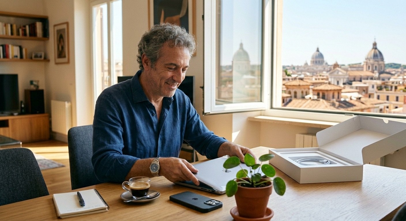 Configurazione e migrazione dati su Mac nuovo a domicilio a Roma